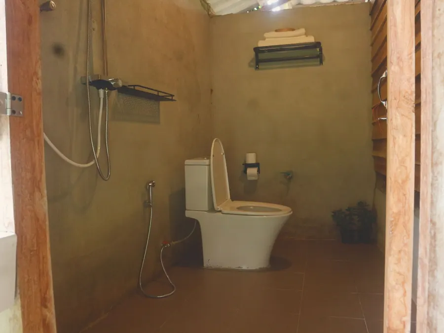 Bathroom with rain shower